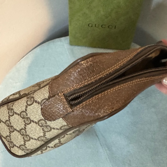 Gucci Vintage GG Web Cosmetic Pouch/Clutch - Picture 4 of 10